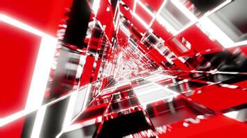 Red and black rotated triangle background VJ loop video