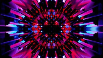 grymt bra flerfärgad blinkade utjämnare vj slinga fest bakgrund video