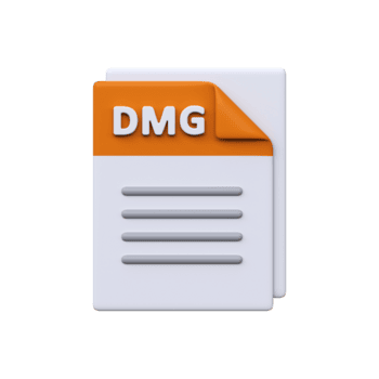 DMG archivo, formato, 3d icono. disco imagen formato para Mac OS aplicaciones y software instalación paquetes png