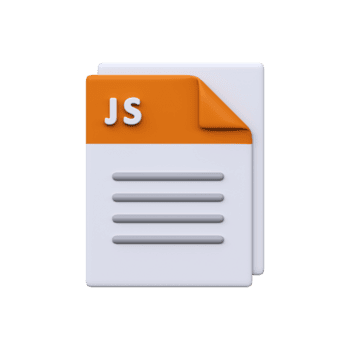 JS file, format, 3D icon. Script file for web development, dynamic functions, and interactive website behavior. png