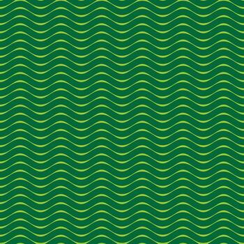 Light green on green waves abstract seamless pattern background vector