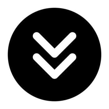 descargar flecha sólido icono vector