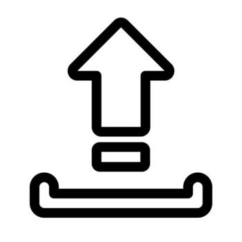 subir base de datos icono vector