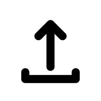 Digital Upload Icon vector