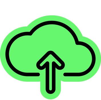 Fast Upload Icon vector