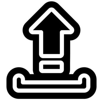Cloud Upload Icon vector