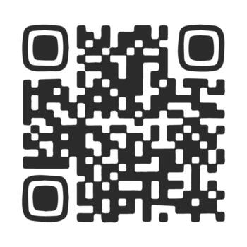Black and white qr code for scanning and digital access vector