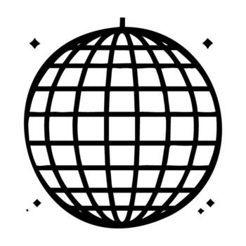 cuadrícula tierra globo icono con resumen geométrico diseño vector