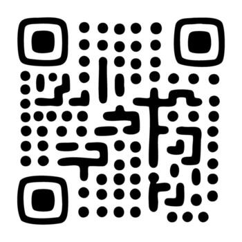 moderno resumen qr código diseño con estilizado patrones vector