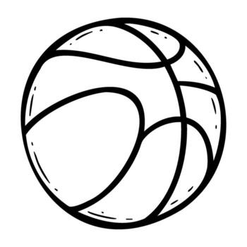 Abstract black and white sphere design with swirling patterns vector