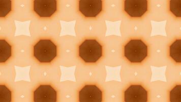 caleidoscópio vintage retro círculo padronizar mosaico fundo. desatado padronizar com flores video