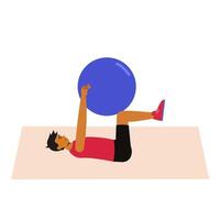 Man performing the deadbug exercise to enhance core stability and coordination. video