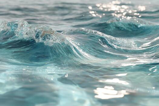 A close up of a wave in the ocean photo