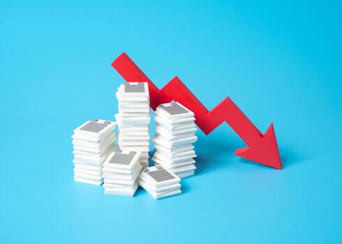 Reduction of paper documents and digitalization. Reduction of bureaucracy. Procedures. transition to digital systems. Electronic governance, automation of paperwork. Efficiency increase photo