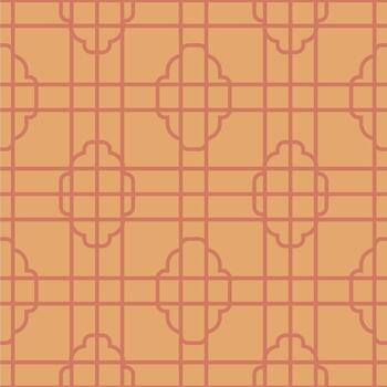 calentar geométrico resumen cuadrícula modelo vector