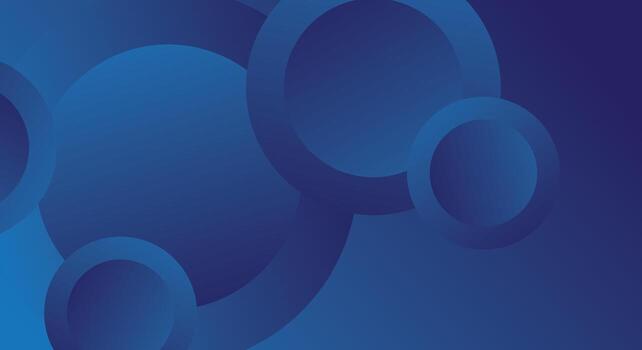 Modern gradient blue circle shape abstract background vector
