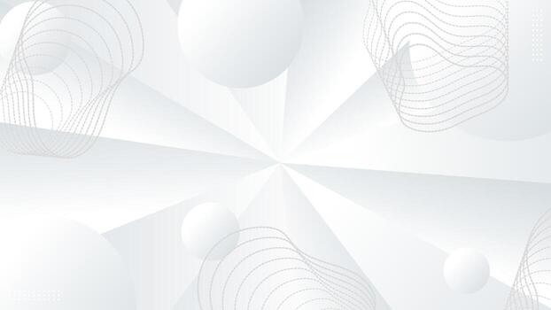 Modern abstract banner shapes starburst gray gradient background. illustration. vector