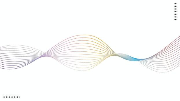 resumen vistoso degradado líneas ondulación en gris antecedentes vector