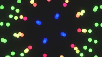 se av en cirkulär abstrakt Färg bakgrund. video