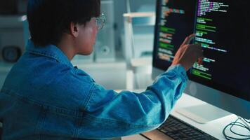 programador depuração Programas código em multi-monitor configuração video