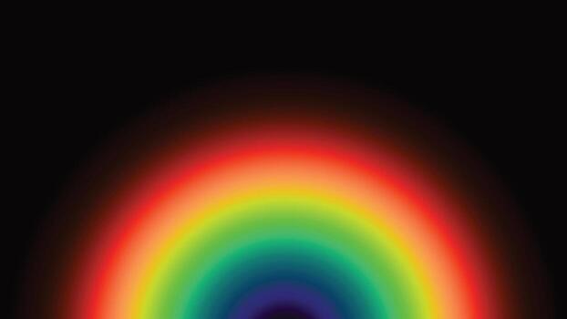 Background Spectrum Color Half Circle Down Gradient vector