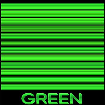 Green metal gradient. Chrome colorful palette set. Background template for screen, mobile, banner, sticker, label, packaging, print. Vivid color combination. vector