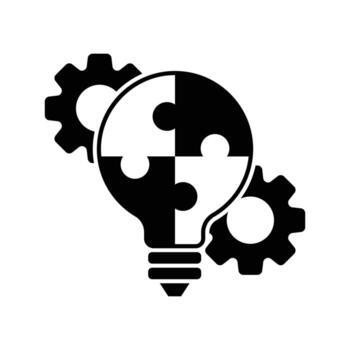 Single Icon Problem Solve, Perfect for Presentation, Website, Apps and more, Icon Mixed Style vector