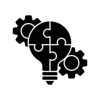 Single Icon Problem Solve, Perfect for Presentation, Website, Apps and more, Icon Glyph Style vector