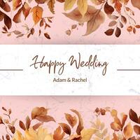 Greeting Card Wedding template