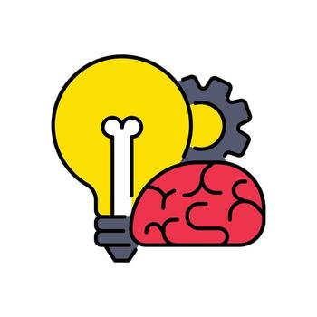 Single Icon Inspiration, Perfect for Presentation, Website, Apps and more, Icon Line Color Style vector