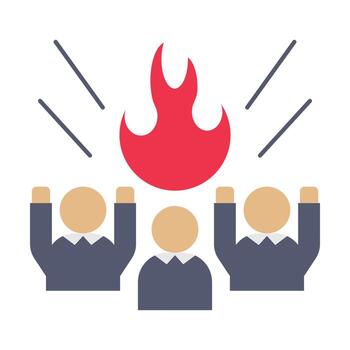 Single Icon Motivation, Perfect for Presentation, Website, Apps and more, Icon Flat Style vector