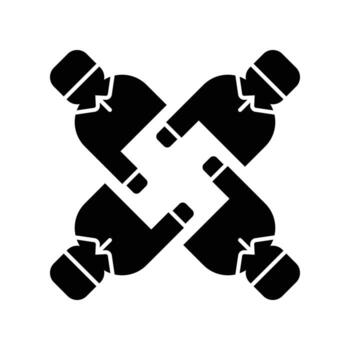 Single Icon Team, Perfect for Presentation, Website, Apps and more, Icon Glyph Style vector