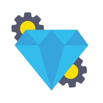 Single Icon Value, Perfect for Presentation, Website, Apps and more, Icon Flat Style vector