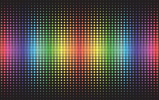 Background with color sound scale. vector