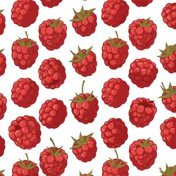 frambuesa modelo sin costura antecedentes vector