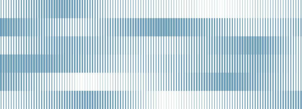 Grey and blue striped halftone gradient texture. Fading line gradation background. Repeating strip pattern backdrop. Parallel lines wallpaper. Halfton patern overlay. Doppler effect concept vector