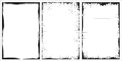 black and white border, grunge frame, paint border a grunge frame design your photo grunge frame , grunge frame background vector