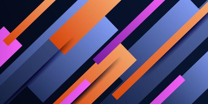 Abstract colorful overlapping square shapes background. Simple and trendy paper cut pattern with simple shadow design. EPS10. vector