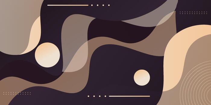 resumen oscuro púrpura y marrón degradado geométrico ola antecedentes. papel cortar patrón, fluido ola modelo con sencillo diseño. eps10. vector