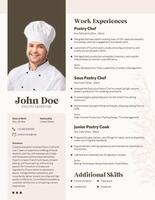 Chef Resume Template