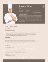 Resume for Chef Template