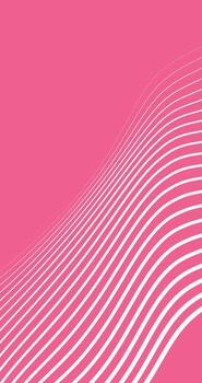 Abstract Pink Background with Wave Lines and Copy Space Vertical Cover pattern vector