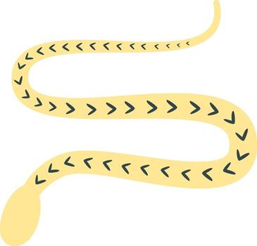 serpiente con escandinavo modelo vector