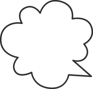 habla nube burbuja vector