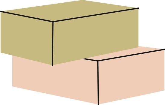 Paper Boxes Stack vector