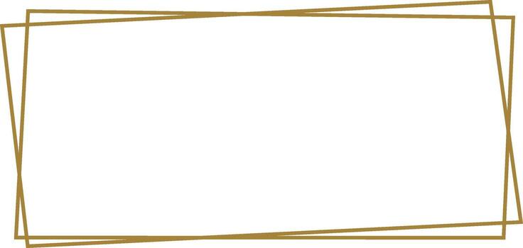 Rectangle Lined Frame vector