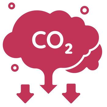 CO2 Output Icon vector