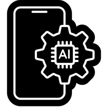 cognitivo informática icono vector