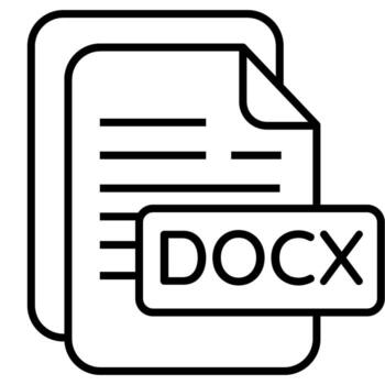 trabajo archivo formato icono vector