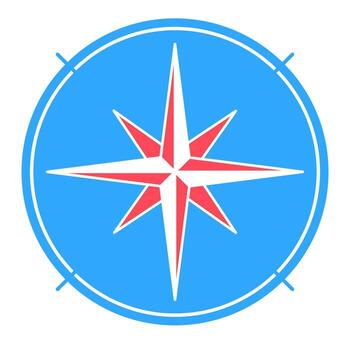 Map Compass Icon vector
